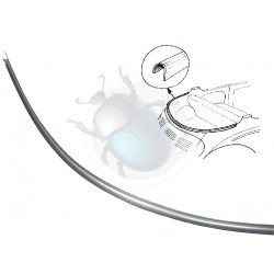 Profil acier pour câble de capote arrière de coccinelle cabriolet