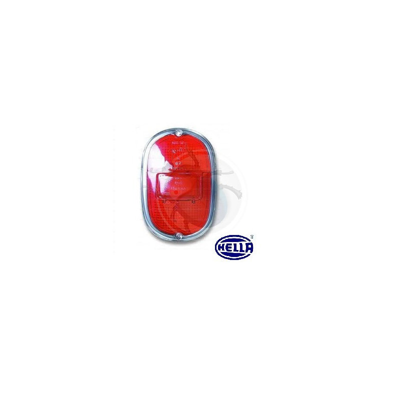 Verre feu arrière utilitaire volkswagen Combi de 1961 à 1972 rouge rouge chrome Hella