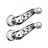 Manivelles chrome bois à partir de 1967