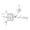 Rouleau guide en dessous porte coulissante Baywindow