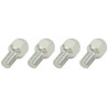 Boulons chrome 4x130 par 4