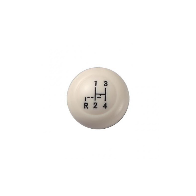 Bouton levier de vitesse 12mm ivoire Vintage Speed
