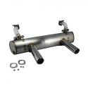 Echappement Vintage Speed German look inox