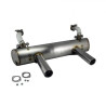 Echappement Vintage Speed German look inox