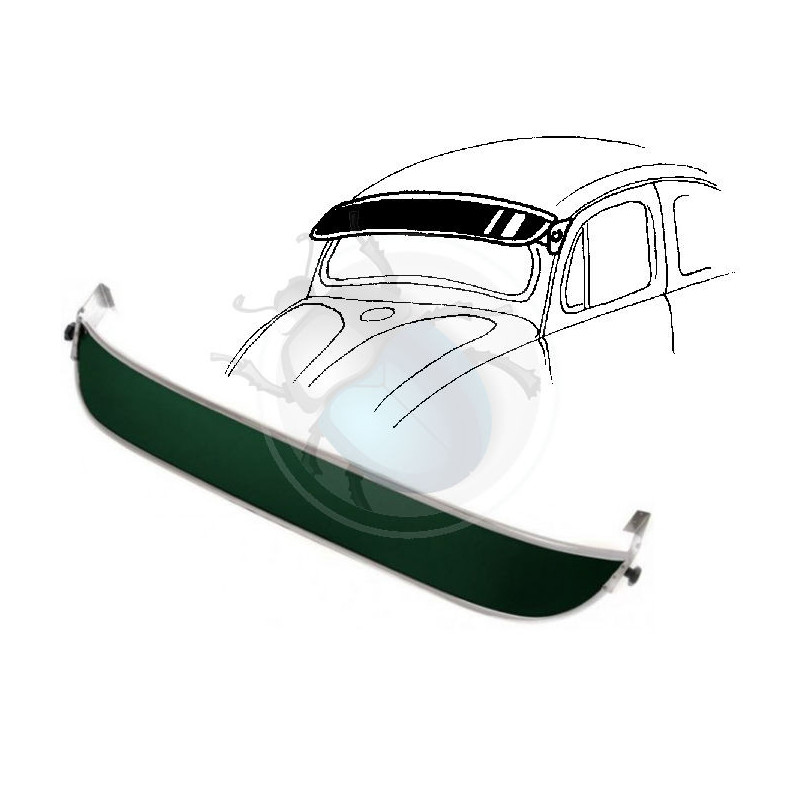 Pare-soleil vert plexiglass