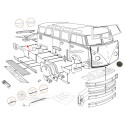 Panneau de porte latérale arrière Combi Split Auto Craft