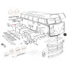 Panneau de porte latérale arrière Combi Split Auto Craft