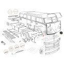 Plancher cabine droite Combi Split jusqu\'en 1967 Auto Craft